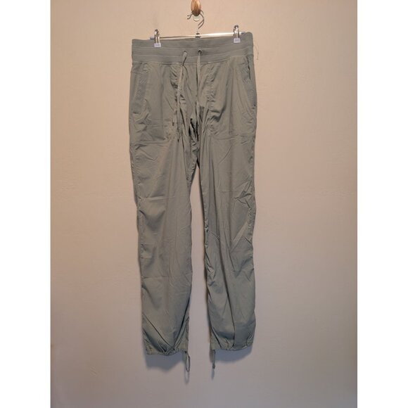 Lululemon Drawstring Waistband Jogger Pants Size 8 Green Lightweight & Breathabl - Picture 1 of 3